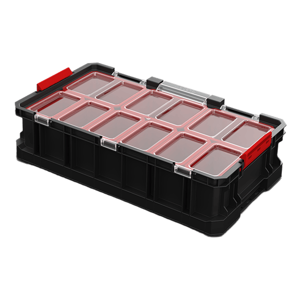 Qbrick system TWO organizer Plus med lock stor verktygslåda 14,3 l