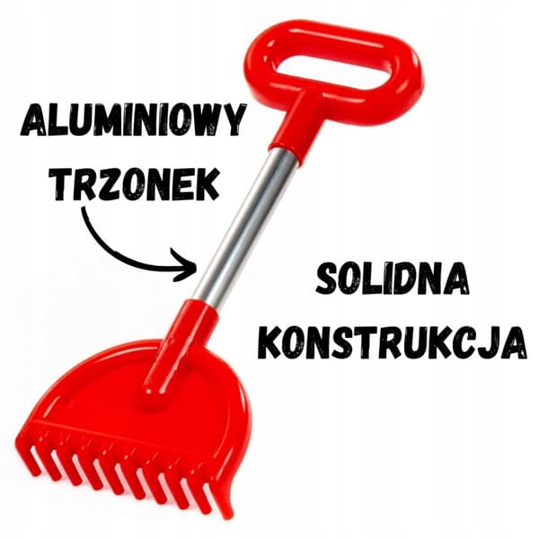SANDRIVE metalskaft STOR 35 cm STRANDRIVE