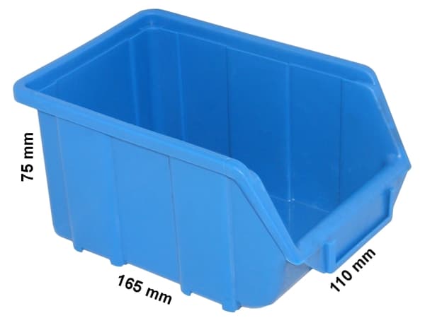Ecobox förvaringsbehållare liten blå