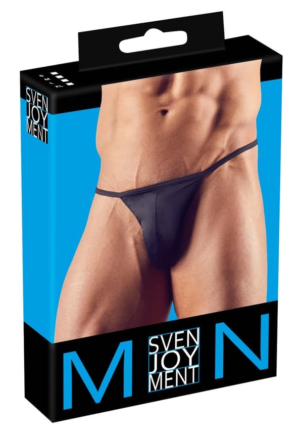 Svenjoyment seksikkäät miesten stringit musta S