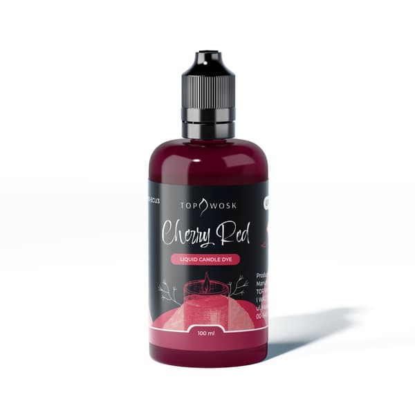 Kirsebærrød flydende lysfarve 100 ml