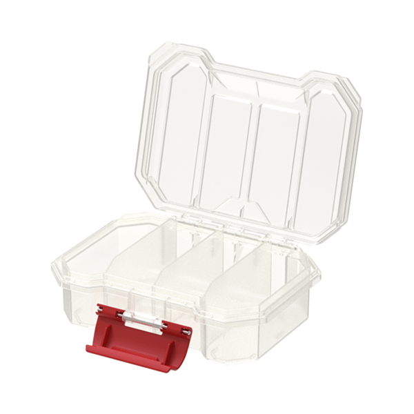 QBRICK REGULAR Organizer Compact S transparent verktygslåda liten