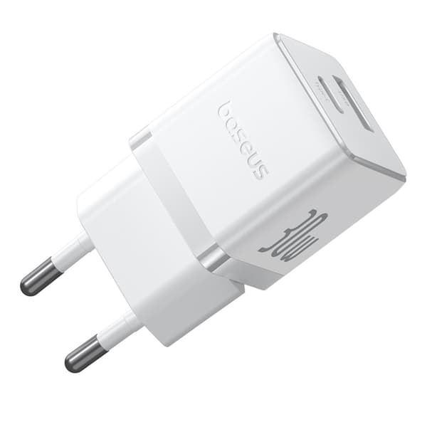 Palm 30W USB-C USB-A Vægoplader - Hvid
