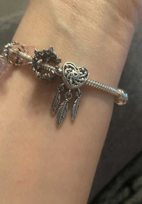 Charms til Pandora Drømmefanger Drømme Hjerter S925 MODA TRUSKY