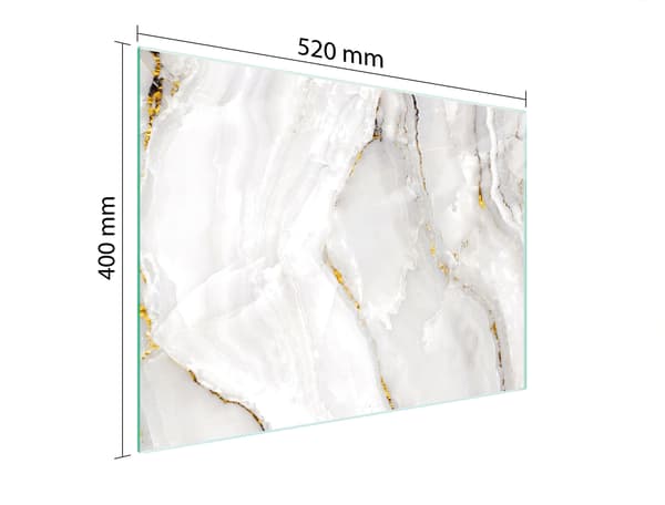 GLASSKÆREBRÆT 52x40 MARMOR