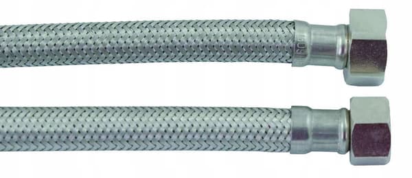 ANSLUTNING FLEXIBEL PEX-SLANG 3/8 X 50 CM FLÄTAD