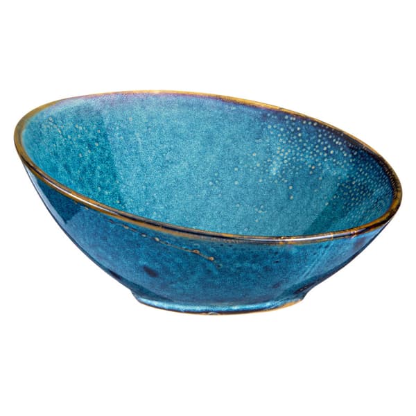 Deep Blue snedstillet buffetskål, diameter 25 cm