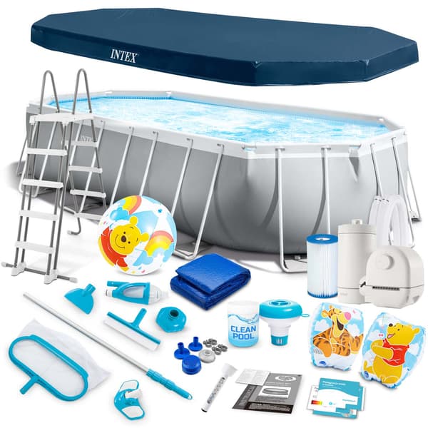 Rektangulär pool 503x274x122cm 21in1 Intex 26796