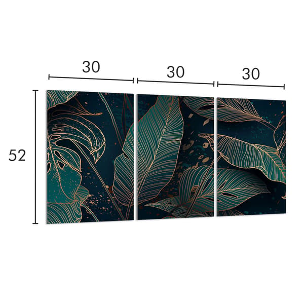 Glasbeskyttelsesplade til komfur 3x30x52
