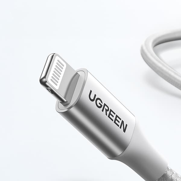 USB-C - iPhone Lightning MFi-kabel 1m - Silver