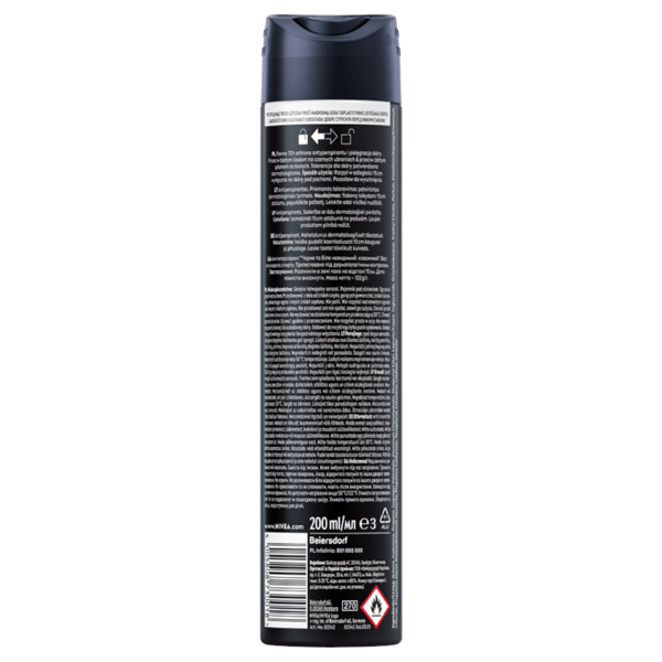 NIVEA MEN Black&White Original antiperspirant spray til mænd 72 timer 200 ml