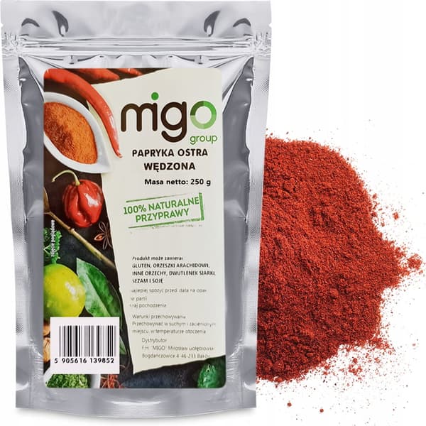Stærk peber ASTA 100 - røget (250g) - MIGOgroup