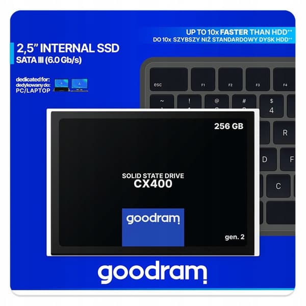 SSD GOODRAM CX400 Gen. 2 256GB SATA III 2,5