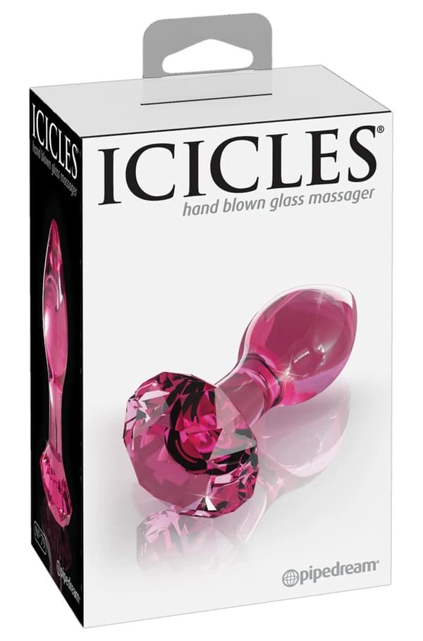 Icicles Kegleformet Glas Anal Plug