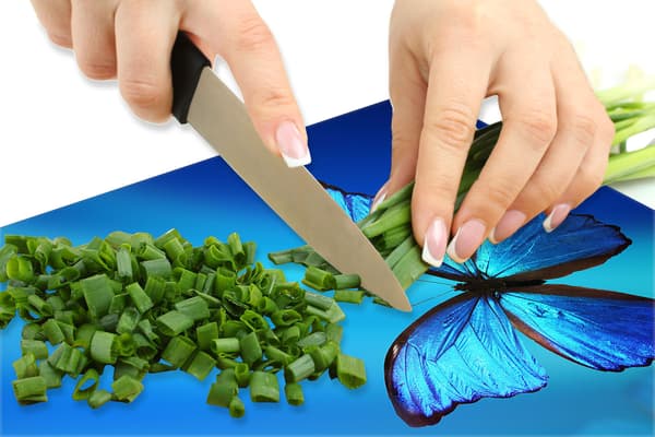 GLASPANEL TIL KØKKEN 65x60 Butterfly