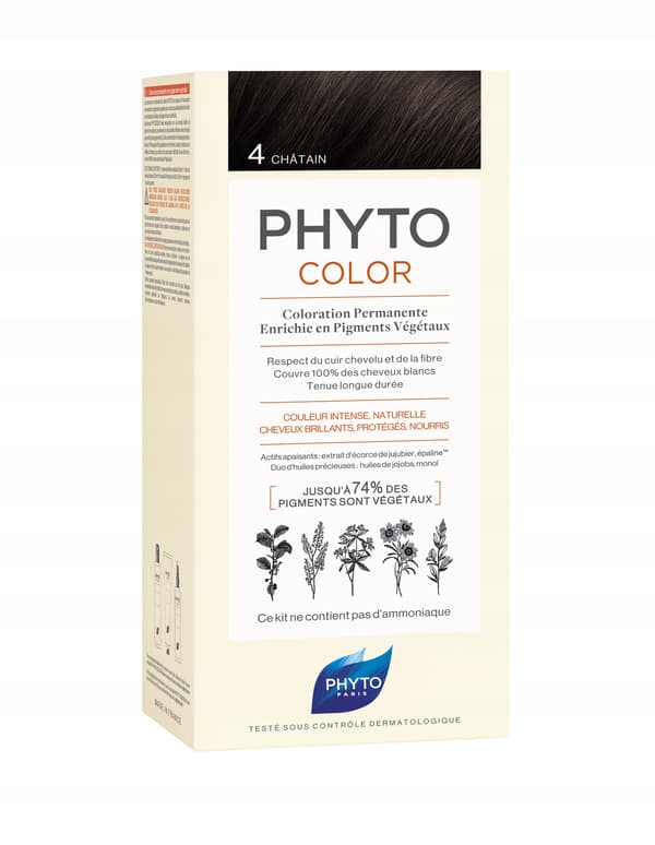 Phyto Color -hiusväri 4 Kastanja