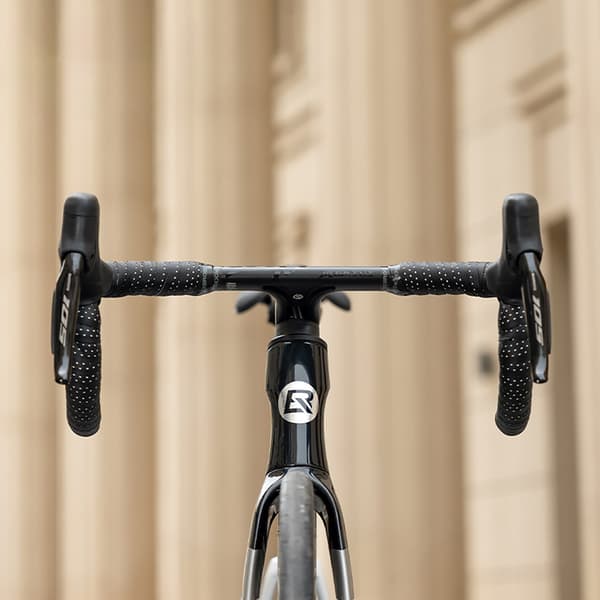 Perforerad silikon cykelstyrtejp - orange