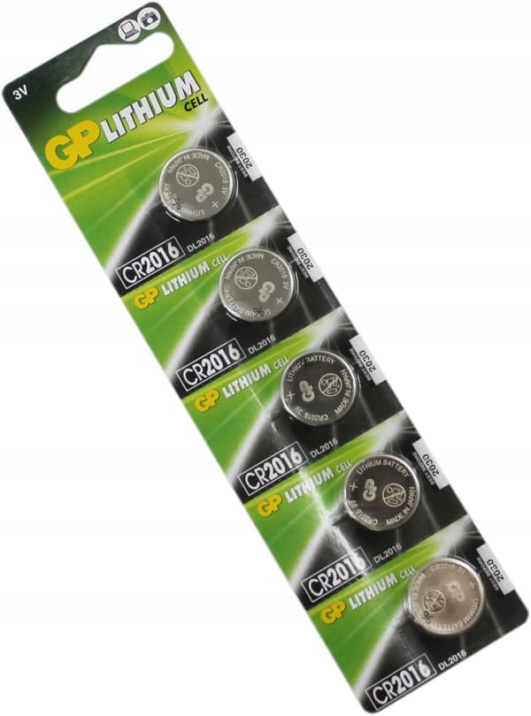Mini GP CR2016 litiumparisto x5