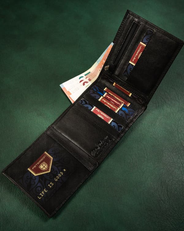 Peterson MR-08-CN Herrplånbok i Läder