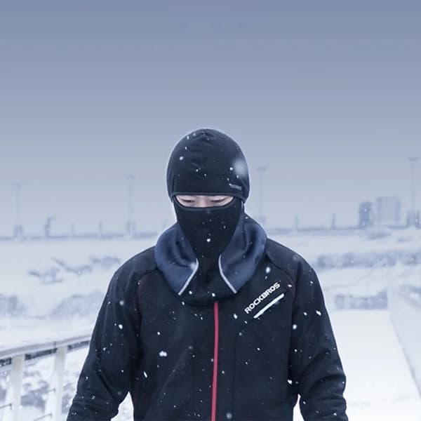 Cykelbalaklava, universal størrelse - sort