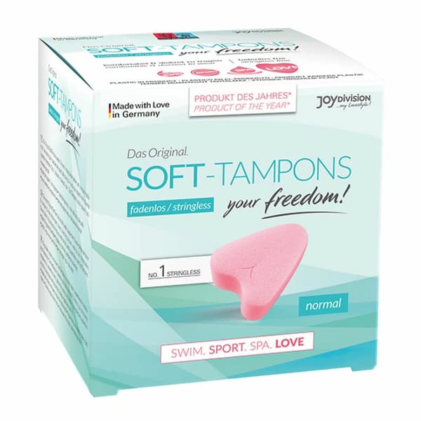 Joydivision SoftTampons Stringless Normal -tamponit 3 kpl