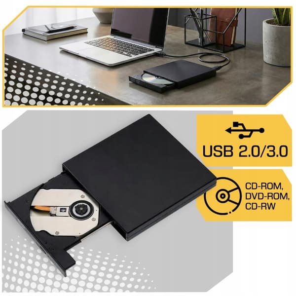 Ekstern bærbar pc cd-r dvd usb-brænder og afspiller