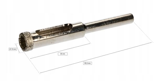 Diamantborr för stengods 10 mm