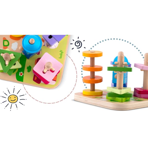 Puinen lajittelulelu - palapeli RK-866 Ricokids
