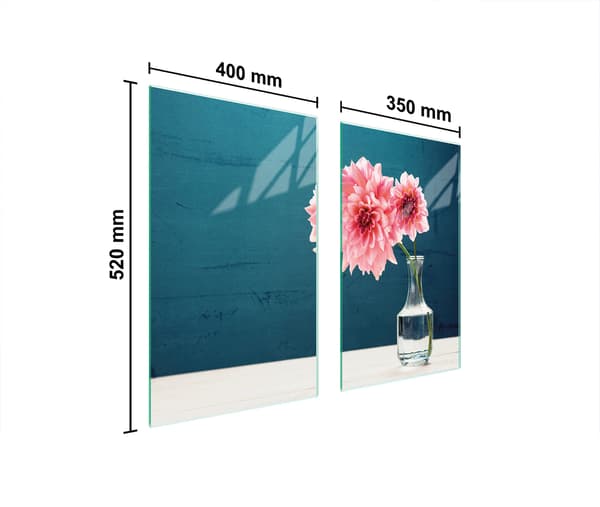 GLASSKYDDSPLÅT FÖR SPIS 75x52 DALIA