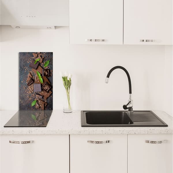 GLAS SKÆREBRÆT 30x52 Chokolade