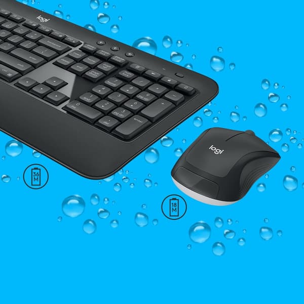LOGITECH MK540 ADVANCED USB MUSTA KITTI
