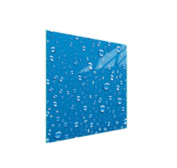 GLASSKYDDSPLÅT FÖR SPIS 50x52 DROPS