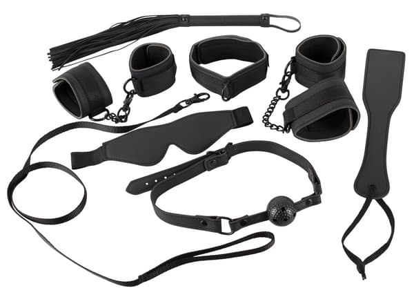 Bad Kitty 7-delat BDSM-set svart