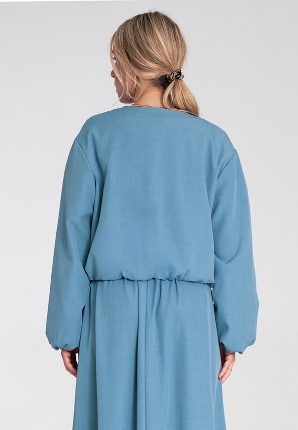 Elegant dambomberjacka blå storlek S/M