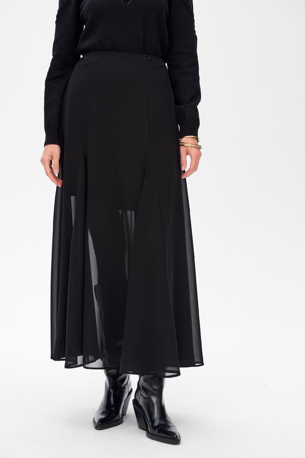 Kama Svart 34 Kjol