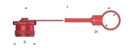 Kontakt för 3/8" skruvkoppling