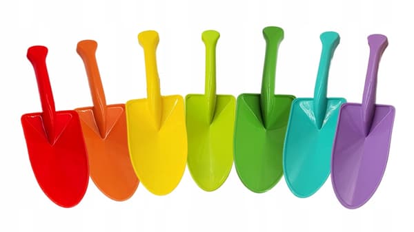 SANDSKOPPA 25 cm MASSIV SPADE stark plast