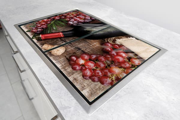 LASINEN SUOJALEVY KEITTIÖÖN 2x35x52 VIINI
