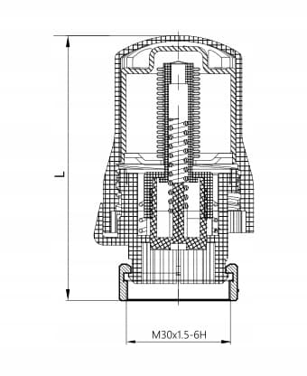 TERMOSTAT M30 X 1,5 MINI VIT