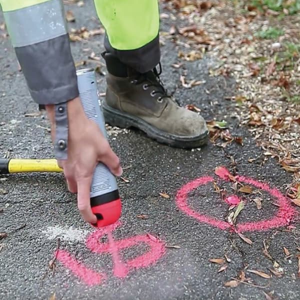 Fluo TP märkspray 500ml, rosa soppec