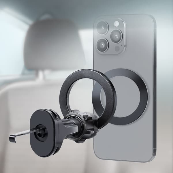 MagSafe-älypuhelimen autoteline - musta