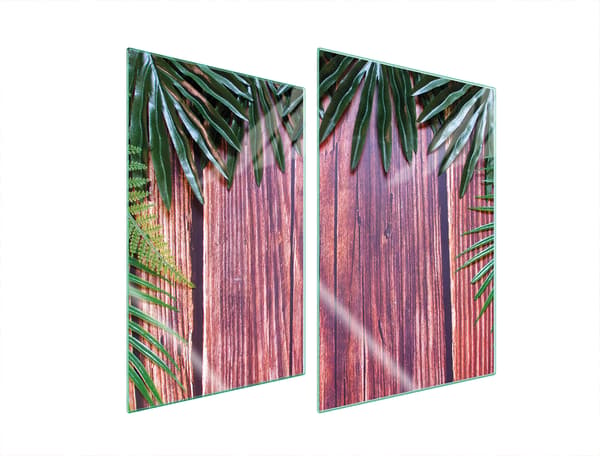 GLASSKYDDSPLATTA FÖR KÖK 2x35x52 BLAD