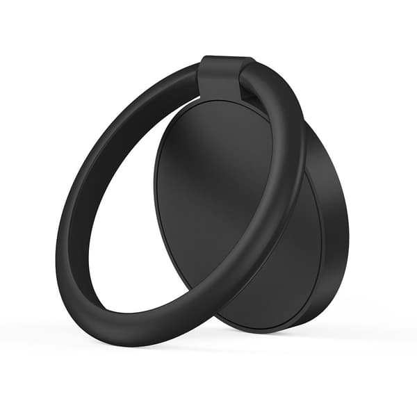 Magnetisk telefonring smartphoneholder - sort