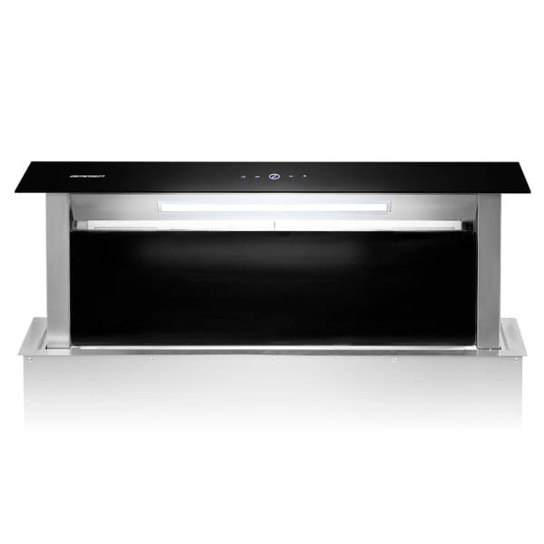 Bordmonteret emhætte 90 cm sort BT-290