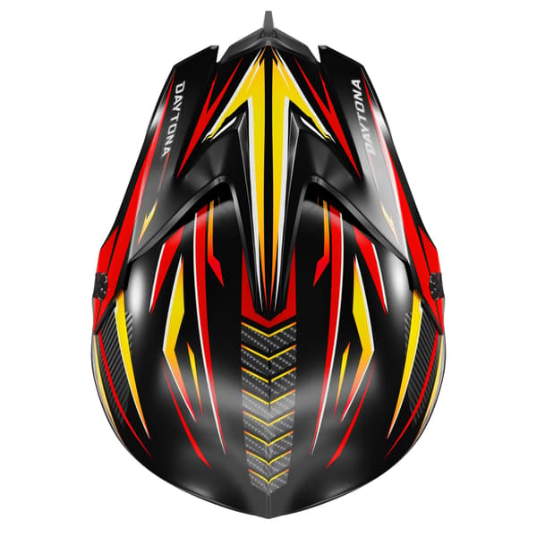 Motus Daytona Performance Sort Integralhjelm - Størrelse XL