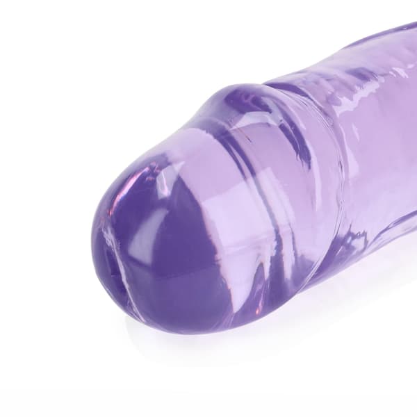Dubbeldildo Realistisk Dubbeldong 45 cm Lila