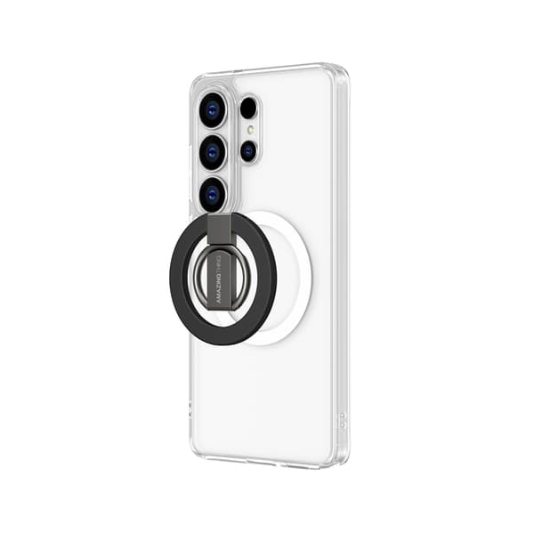Samsung S26 Ultra Minimal Ring Set Skal - Transparent