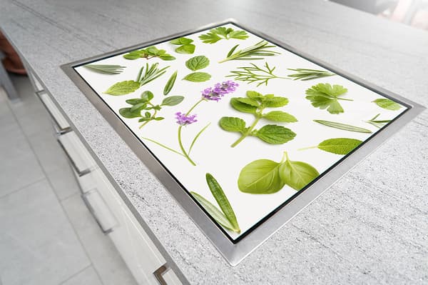 LASINEN SUOJALEVY LIEDELLE 70X52 KASVIT