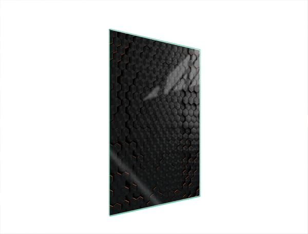 SKÄRBRÄDA I GLAS 35x52 SVART