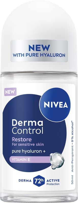 NIVEA Derma Control Restore -antiperspirantti roll-on 50 ml